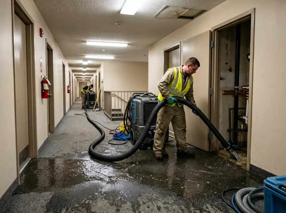 multi-unit-apartment-hallway-f-005 — frequently asked questions, Emergency Burst Pipe Water Extraction & Removal in Pawtucke…